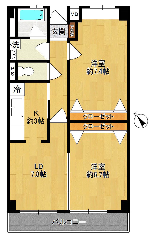 La　Casa　del　Pozo　Blanco  503号室 間取り