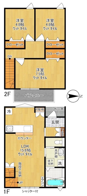 シャネル メゾン B号室 間取り