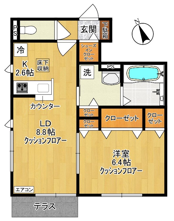 菅ハイツ 間取り図