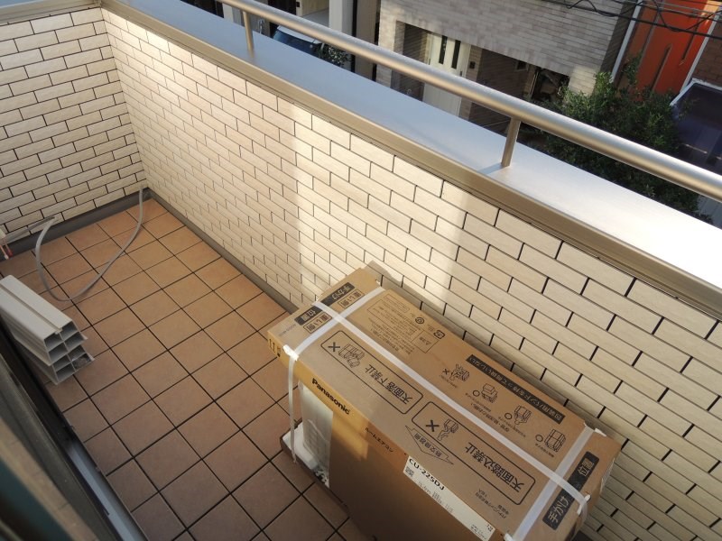 菅ハイツ ベランダ