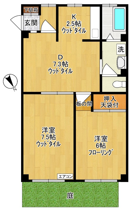 メゾン寺尾台 間取り図