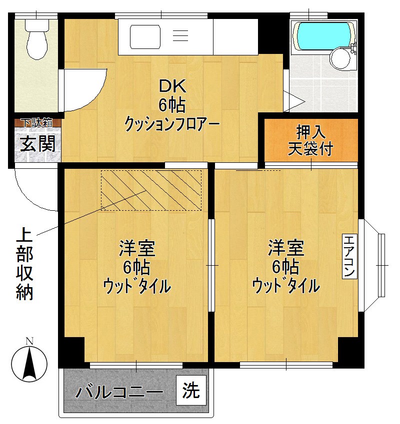 ラフォーレ稲城  302号室 間取り