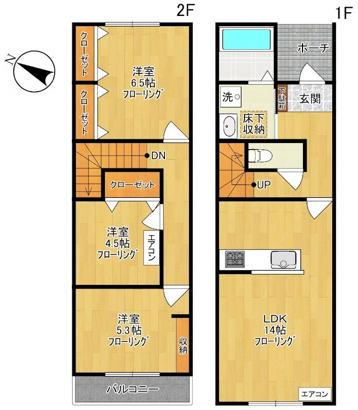 ルクス B号室 間取り