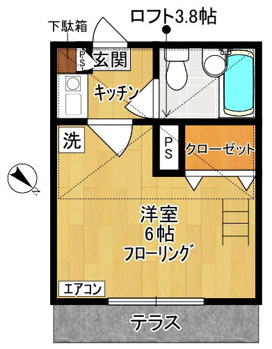 ペアハイムⅠ 間取り図