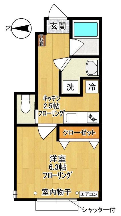 桃の木 間取り図