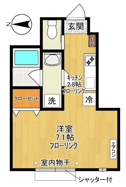 桃の木 間取り図