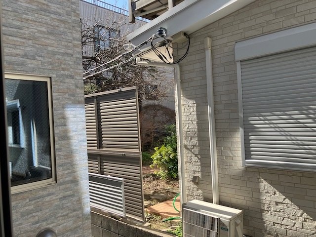 桃の木 ベランダ