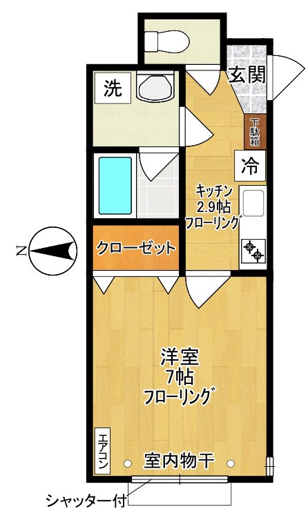 桃の木 間取り図