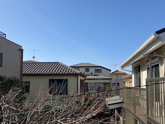 桃の木 ベランダ