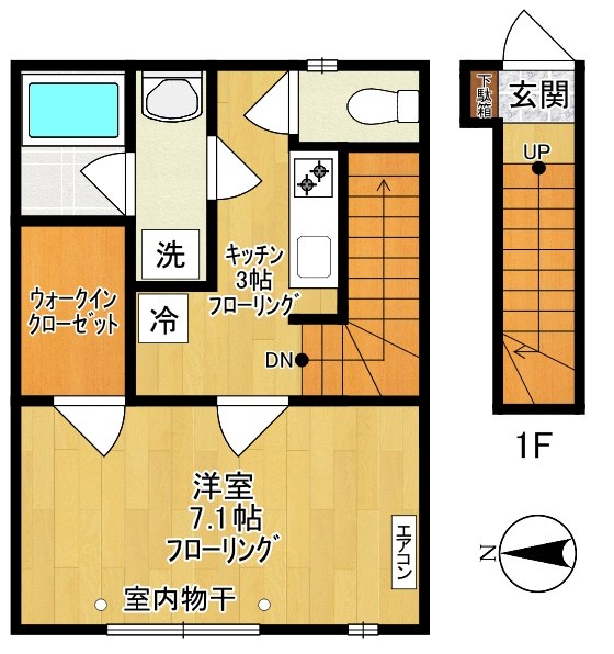 桃の木 間取り図