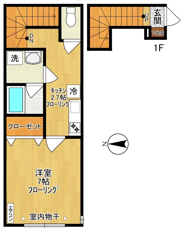 桃の木 間取り図