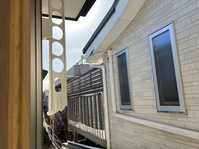 桃の木 ベランダ