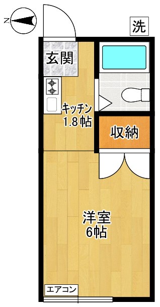 ル・ソレイユ 101号室 間取り