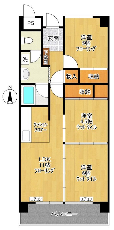 MASON DE エトワール  302号室 間取り