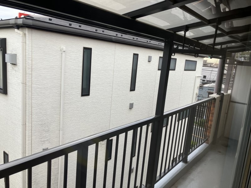 美春ハイツ ベランダ