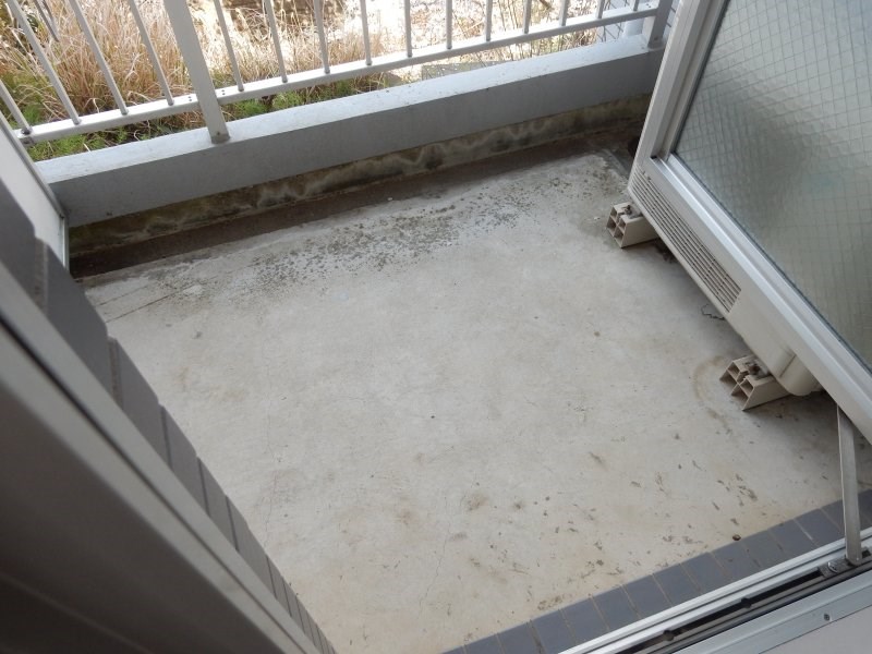 栗谷二番館 ベランダ