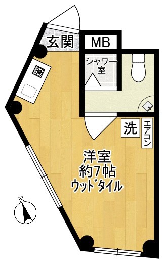 ホワイトビル 301号室 間取り