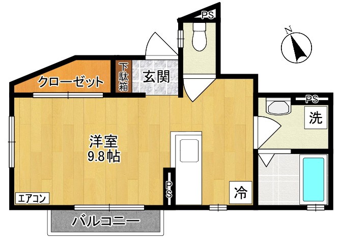 トリプルワン 間取り図