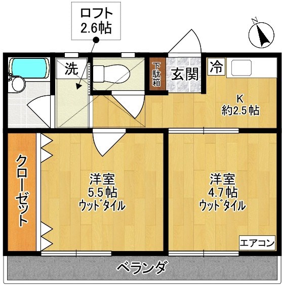 ペアハイム II 間取り図