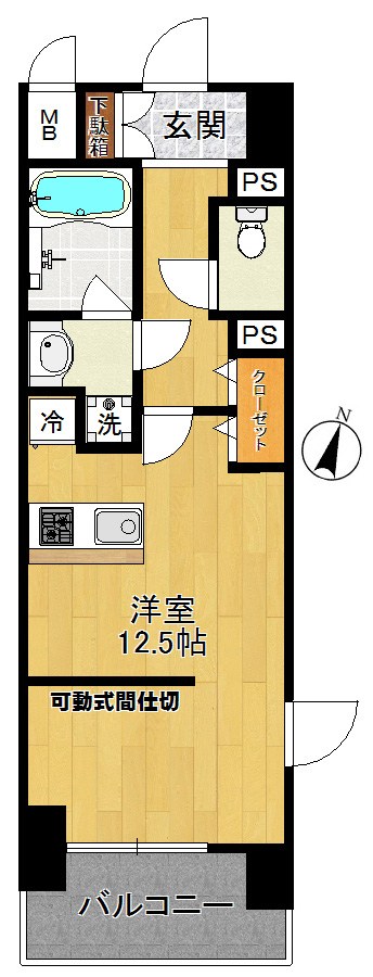 ヨシザワ18マンション 701号室 間取り