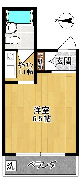 仙川セントラルパレス 間取り図