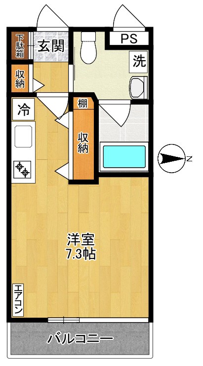 プランドール・パルⅡ 間取り図
