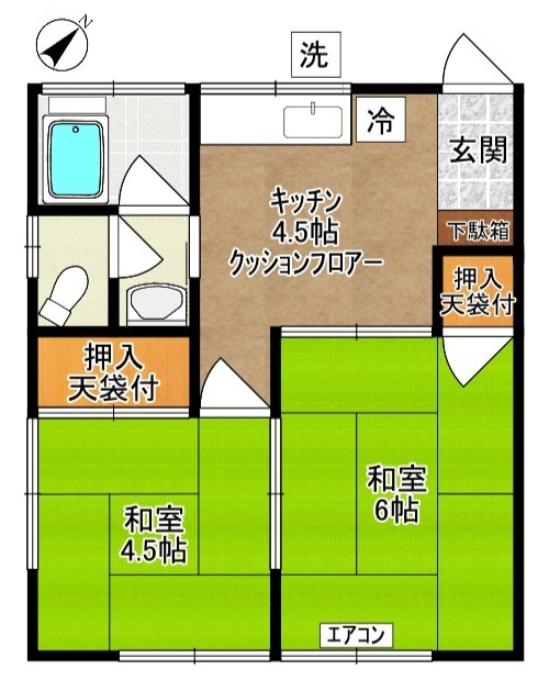 太田ハイツ 間取り図