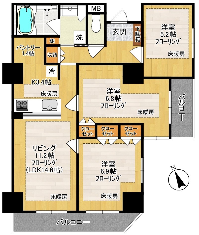 Ever green 間取り図
