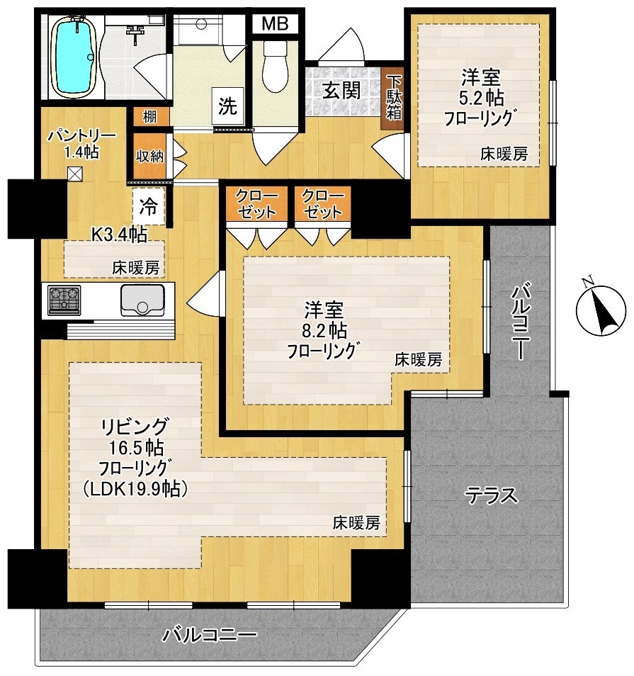 Ever green 間取り図