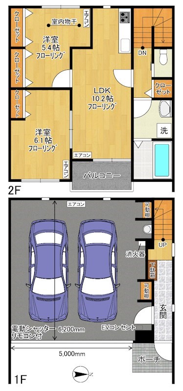 ヴェルジェJ.C 間取り図