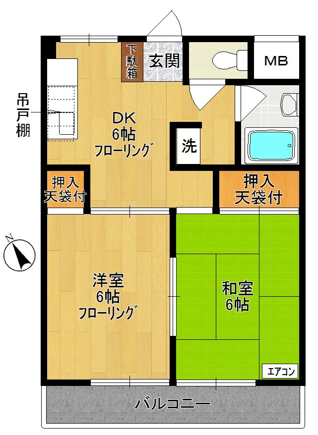 プロスパ・クランマンション 間取り図