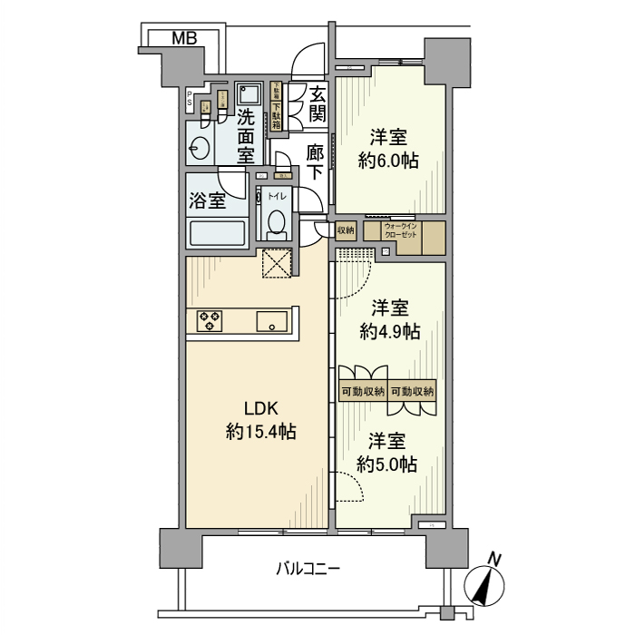 東京都板橋区小茂根２丁目 間取り