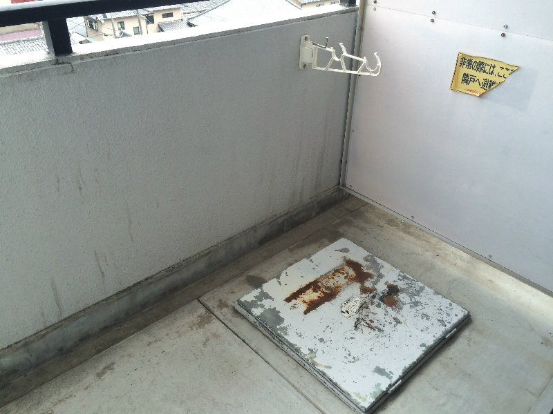 ス・プレール北野 ベランダ