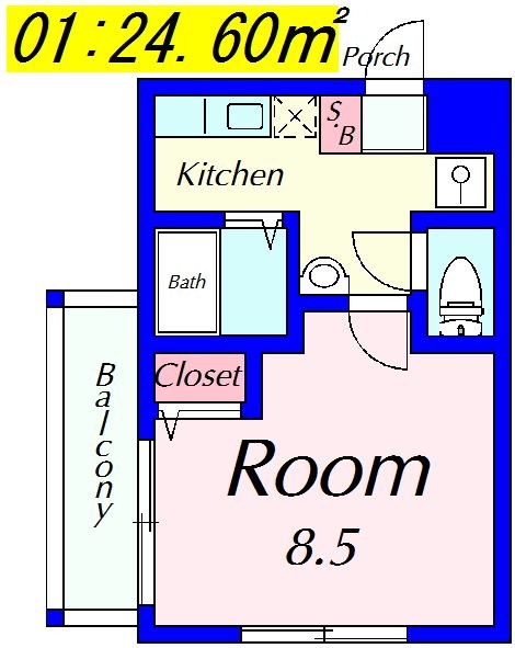 VINGT-SEPTきぬがさ 間取り図