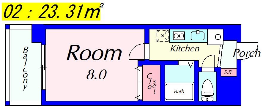 ハウスセゾン北野 間取り図