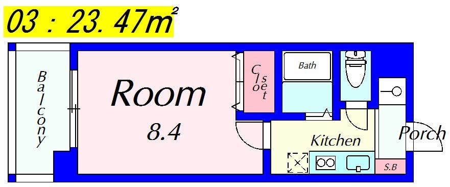 ハウスセゾン北野 間取り図