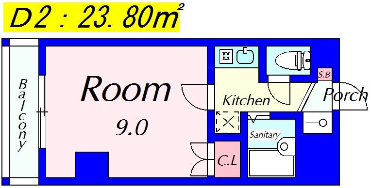 ハウスセゾン鞍馬口 間取り図
