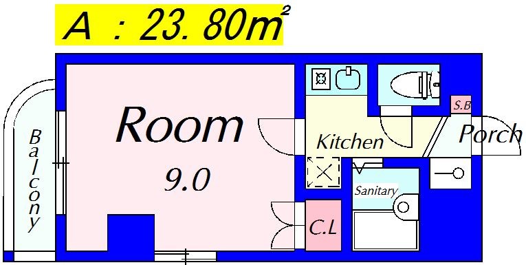 ハウスセゾン鞍馬口 間取り図