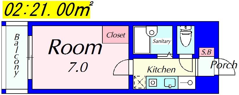 京卓ハイツ 間取り図
