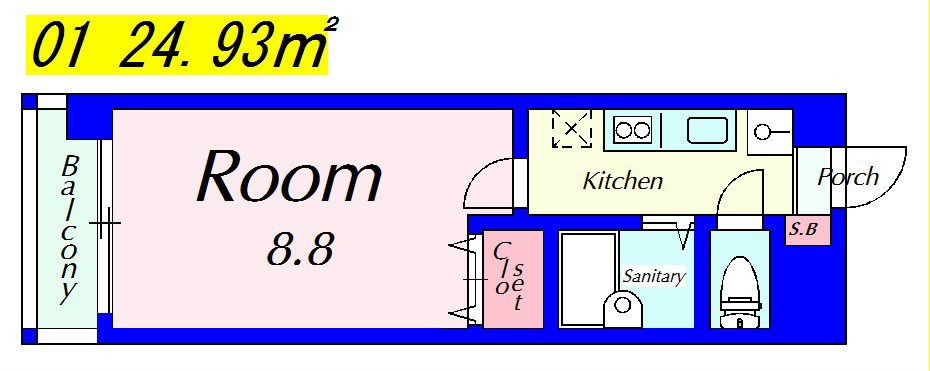 ハウスセゾン朱雀大路 間取り図