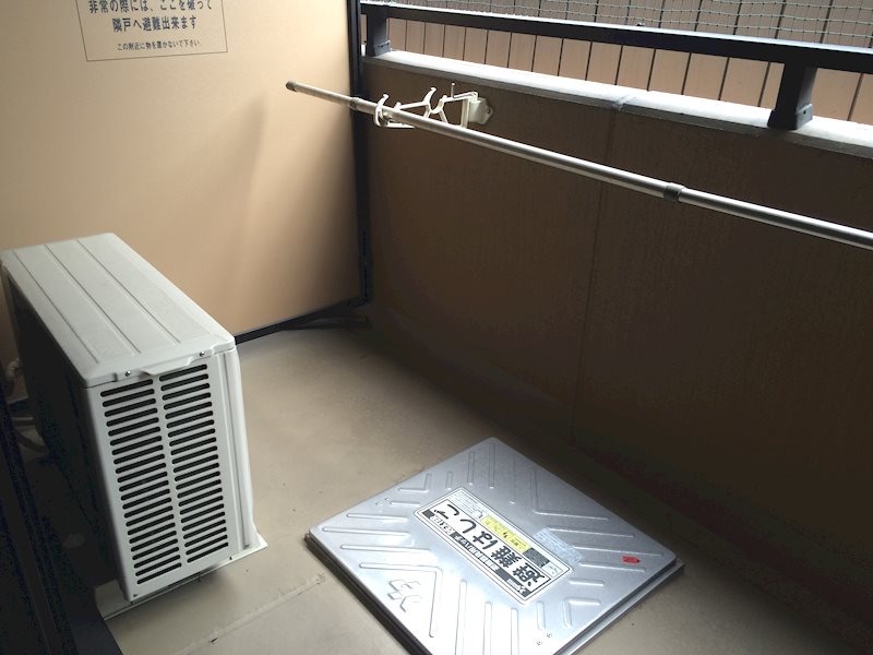 ハウスセゾン朱雀大路 ベランダ