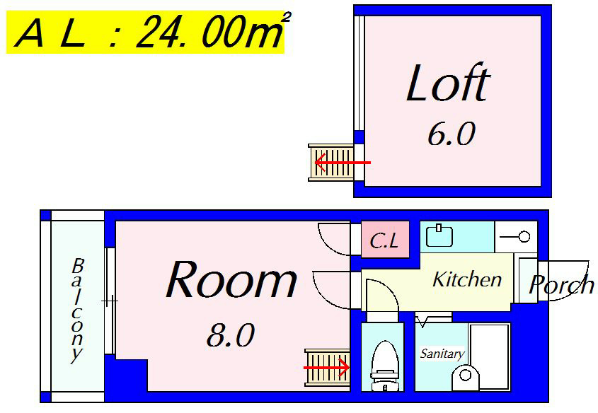 メゾン・エチーフ 間取り図
