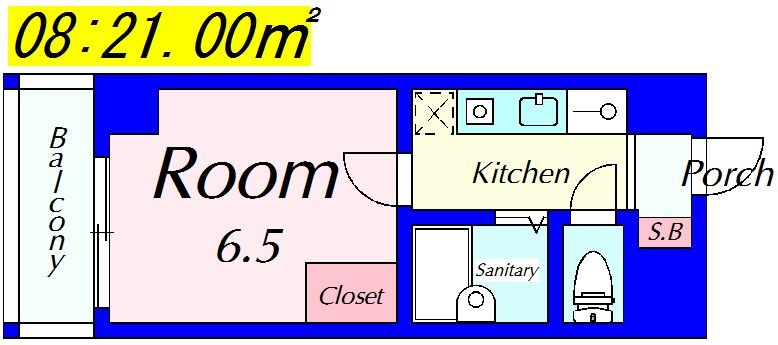 京卓ハイツ 308号室 間取り