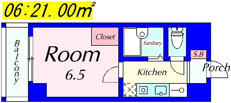 京卓ハイツ 間取り図