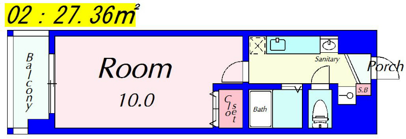 ハウスセゾン両替町 間取り図