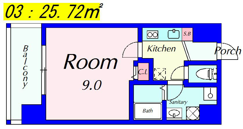 ハウスセゾン京大北 間取り図