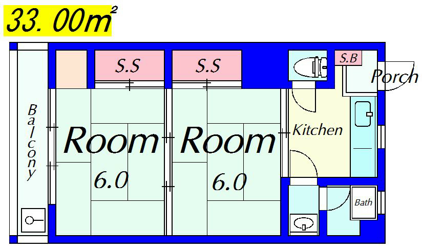 小笹マンション 間取り図