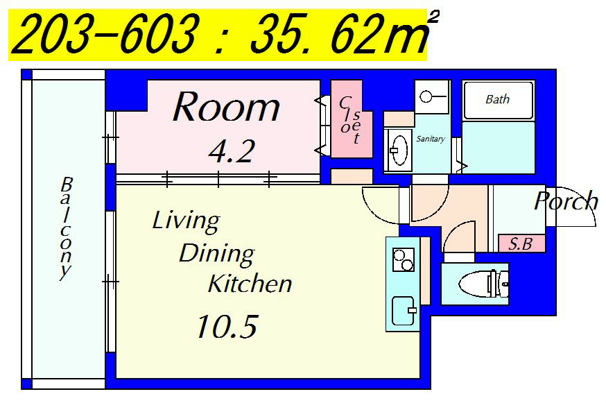 モンドール西院 間取り図