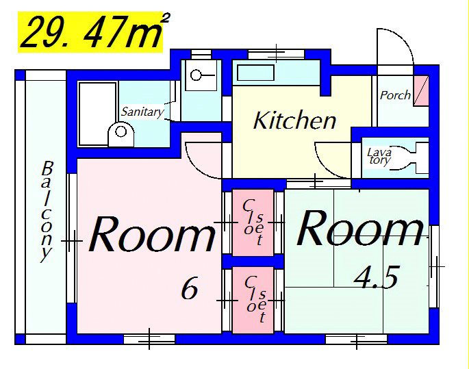 ウエストヴィレッジ 間取り図