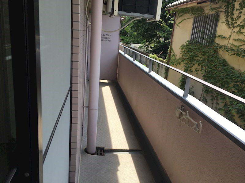 上阿達谷口マンション ベランダ
